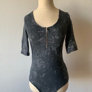 H&M Gray body suit NWT